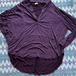 We The Free Women's Button Down Shirt in Rich Purple
